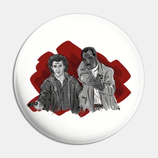 Lethal Weapon Black and White Pin