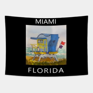 Miami Florida - Welshdesigns Tapestry