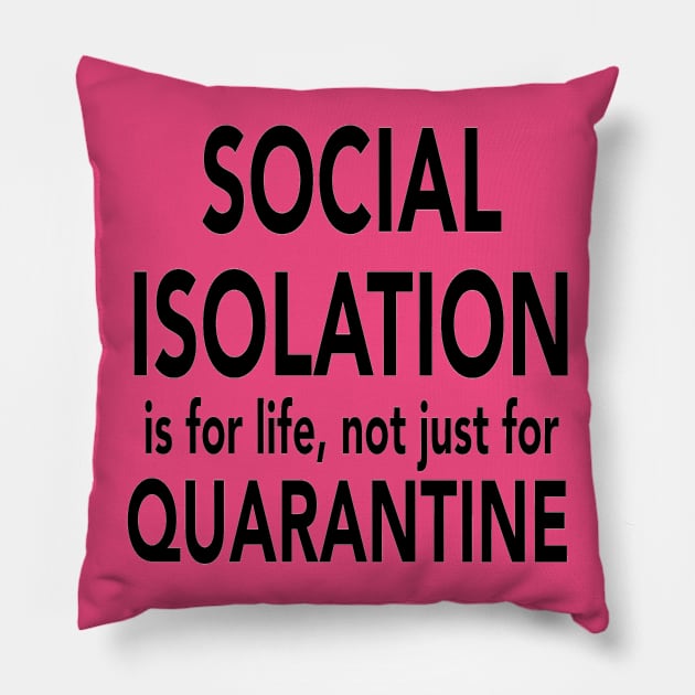 Social distance 2 Pillow by Princifer