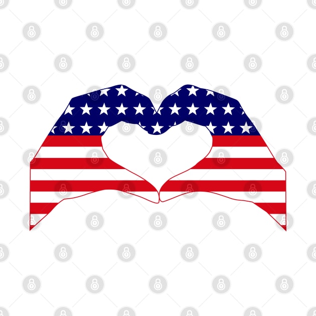 We Heart U.S.A. Patriot Series by Village Values