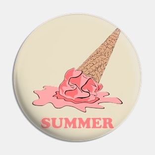 Summer Ice Cream Pin