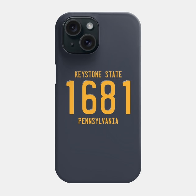 Classic PA License Plate Phone Case by GloopTrekker Select