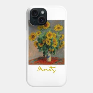 Sunflowers by Claude Monet Phone Case