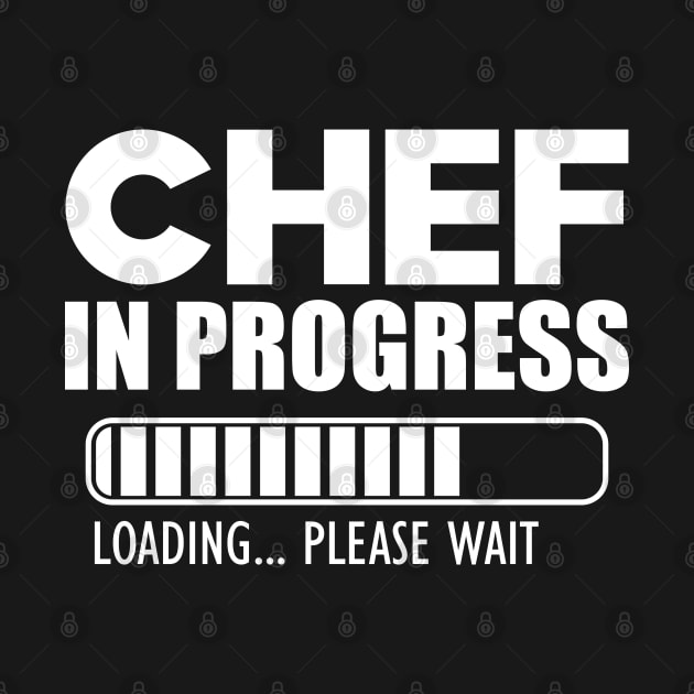 Chef in progress loading w by KC Happy Shop