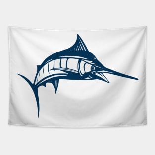 Swordfish Drawing Tapestry