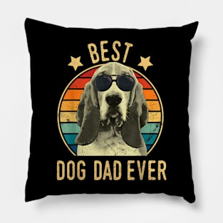 Best Dog Dad Ever Basset Hound Father'S Day Pillow