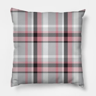 Pink Plaid Pillow