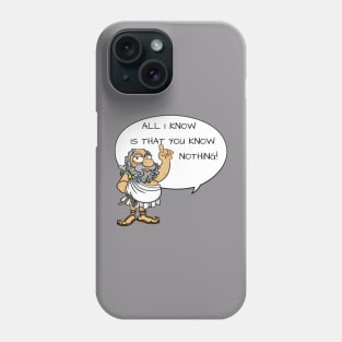 socrates caricature Phone Case