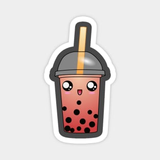 Happy Lychee Boba Magnet