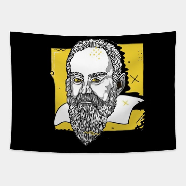 Galileo Galilei Art Tapestry by Shapwac12