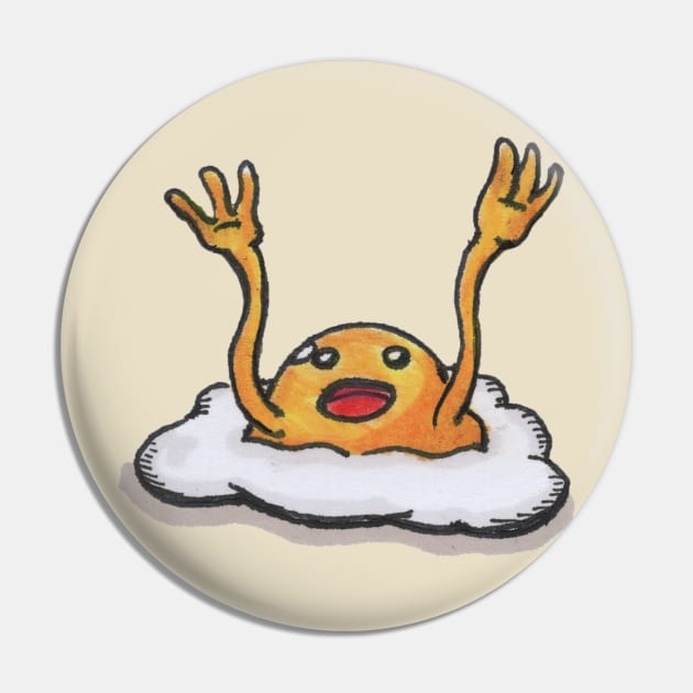 Happy Egg Pin by dumbgoblin