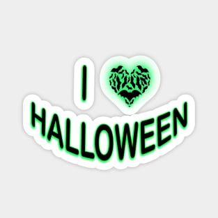 I Love Halloween (Batty Love Heart Magnet