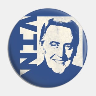 Vin Scully 2 by © Buck Tee Original Design Pin