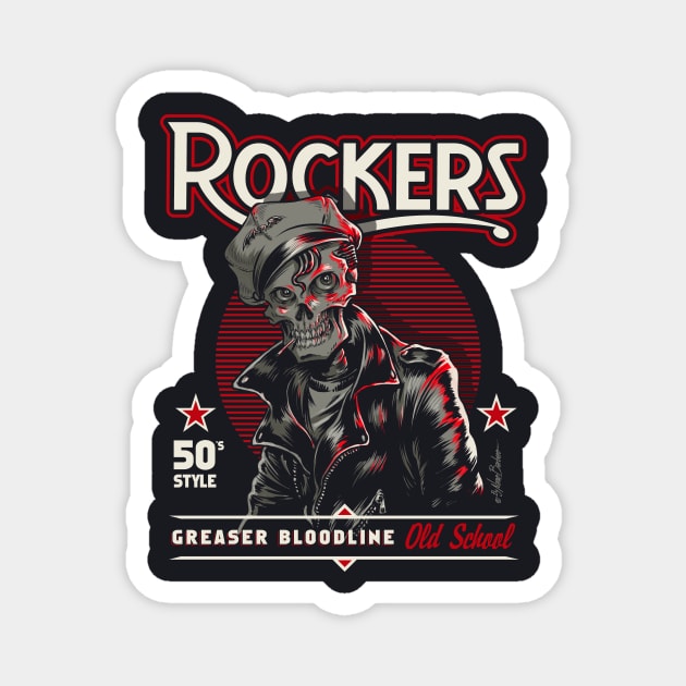 Rockers Magnet by nanobarbero