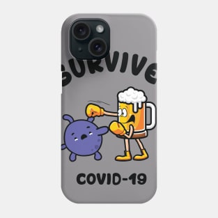 beer vs Coronavirus Phone Case