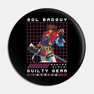 Sol Badguy | Guilty Gear Pin