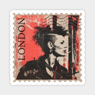 Punk Revolution 1977 London Magnet