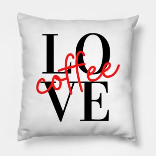 Love Coffee Pillow