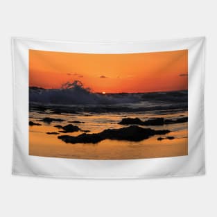 Mediterranean summer sunset Tapestry