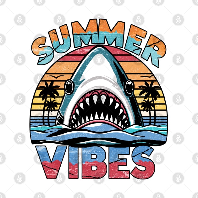 Shark Summer Vibes by TwistedDesigns by Stefanie