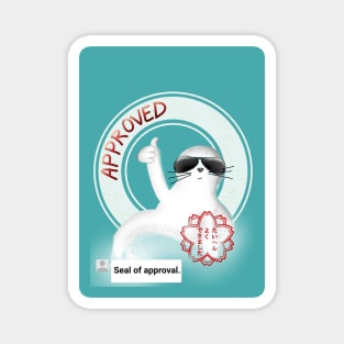 Pun seal of approval Magnet