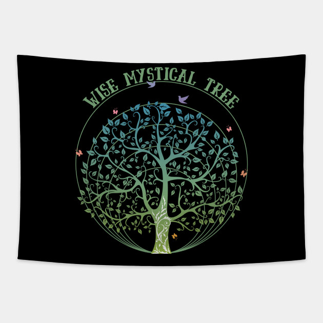 Wise Mystical Tree [WIDE] Tapestry for Sale by Cowboy Mike