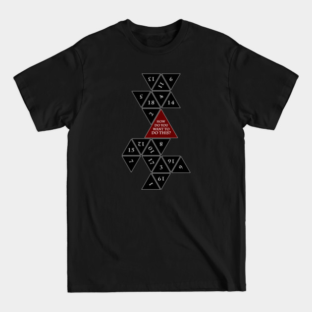 Discover Flattened D20 - Dungeons and Dragons - Critical Role Fan Design - Critical Role - T-Shirt