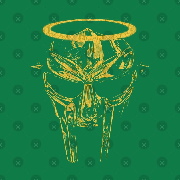 MF Doom Mask Angel Yellow by Hoki Tross Creative