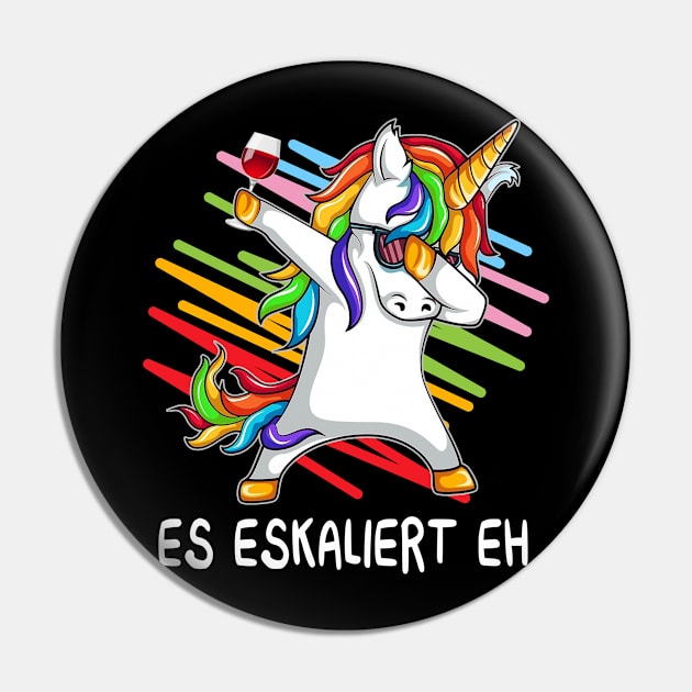 Es ekaliert Eh Dabbing Einhorn Unicorn Wein Süß Pin by HomerNewbergereq