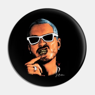 J Balvin Portrait Pin