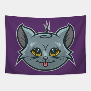 Gray Kitty Kat Tapestry