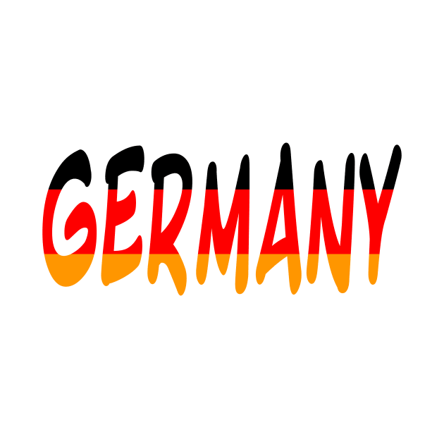 Germany in big bold print by PandLCreations