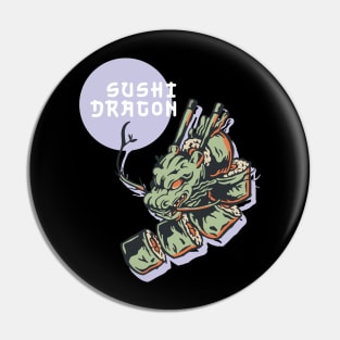 Sushi Dragon Pin