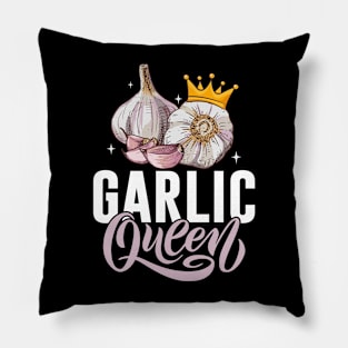 Funny Garlic Queen Pillow