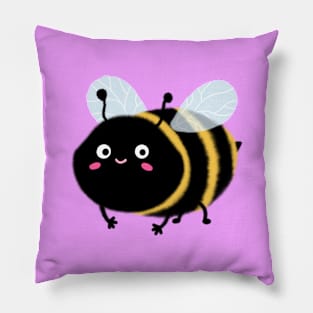 Happy Bumble Bee Pillow