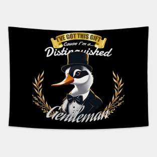 The Distinguished Duck Gentleman Tapestry