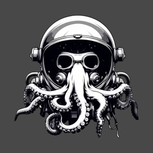 Space Octopus Astronaut T-Shirt