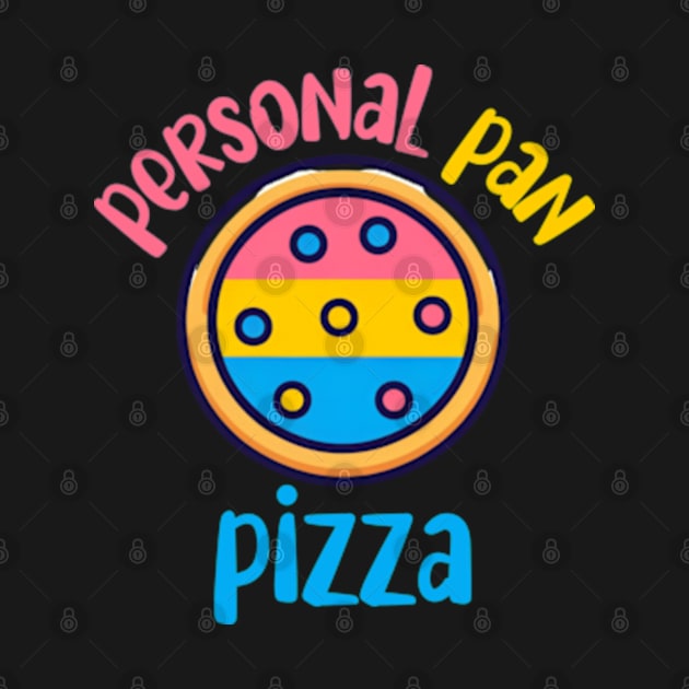 Personal Pan Pizza Pansexual Pride LGBT Gay Queer by Lavender Celeste