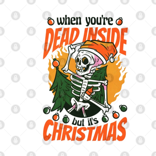 Skeleton christmas funny by mehdime