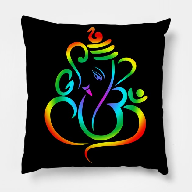 🎆❤️ Lord Ganesha, Diwali🎆❤️ Pillow by FK-UK