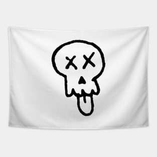 Cartoon Skull Tapestry