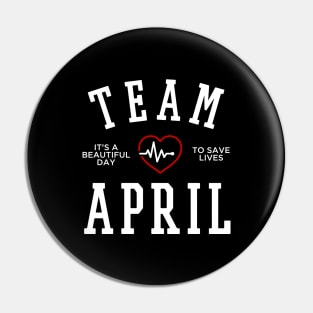 TEAM APRIL KEPNER Pin