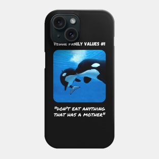 Veggie Family Values #1 (Orca) Phone Case