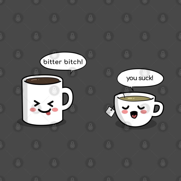 coffee vs tea by peekxel