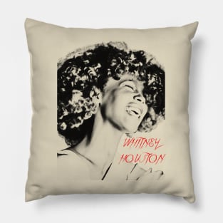 whitney houston art Pillow