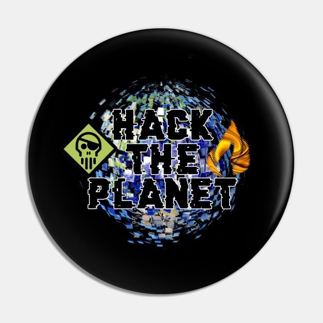 Hack the Planet Pin by Duckgurl44