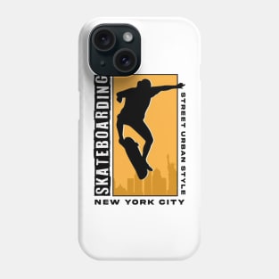 Skate the City: New York Urban Vibes Phone Case