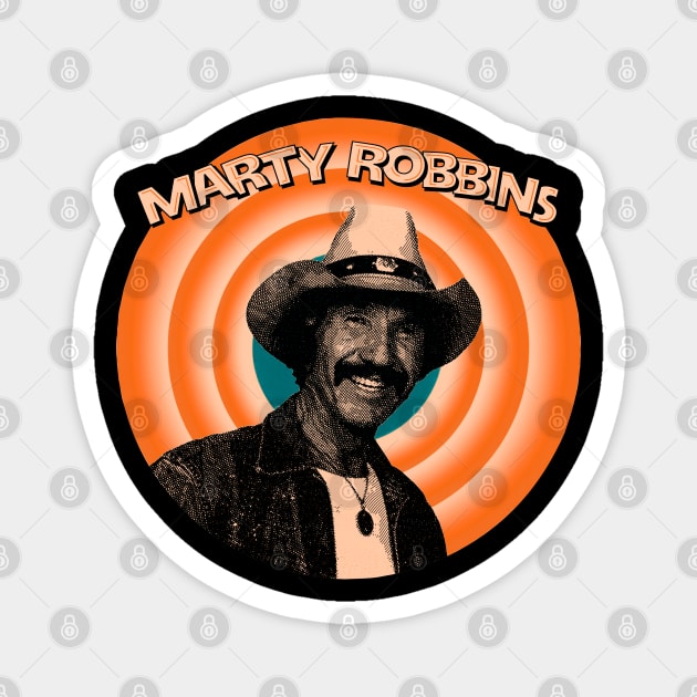 Marty Robbins Magnet by Parody Merch