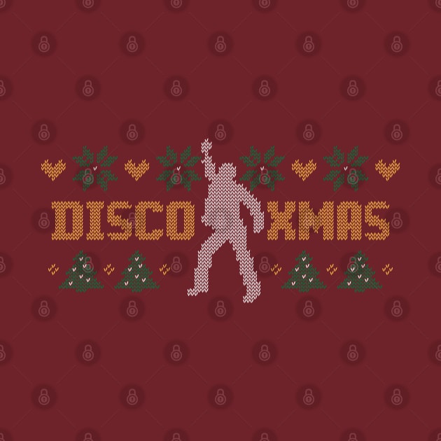 Retro knitted DISCO XMAS by dojranliev