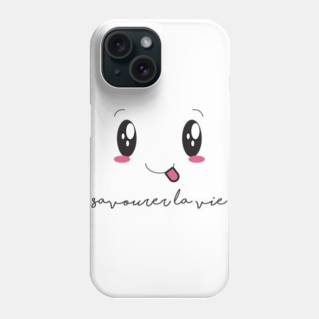 "Croquer la vie" collection | savourer la vie Phone Case by Arlette